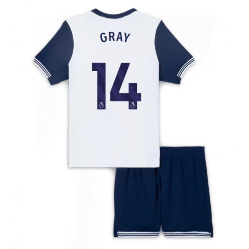 Fotbalové Dres Tottenham Hotspur Archie Gray #14 Dětské Domácí 2024-25 Krátký Rukáv (+ trenýrky)